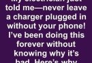 Stop Leaving Your Charger Plugged In!