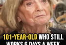 101-year-old woman who still works 6 days a week shares four key things she does every day