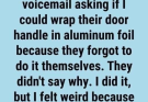 The Trick Using Aluminum Foil on Door Handles